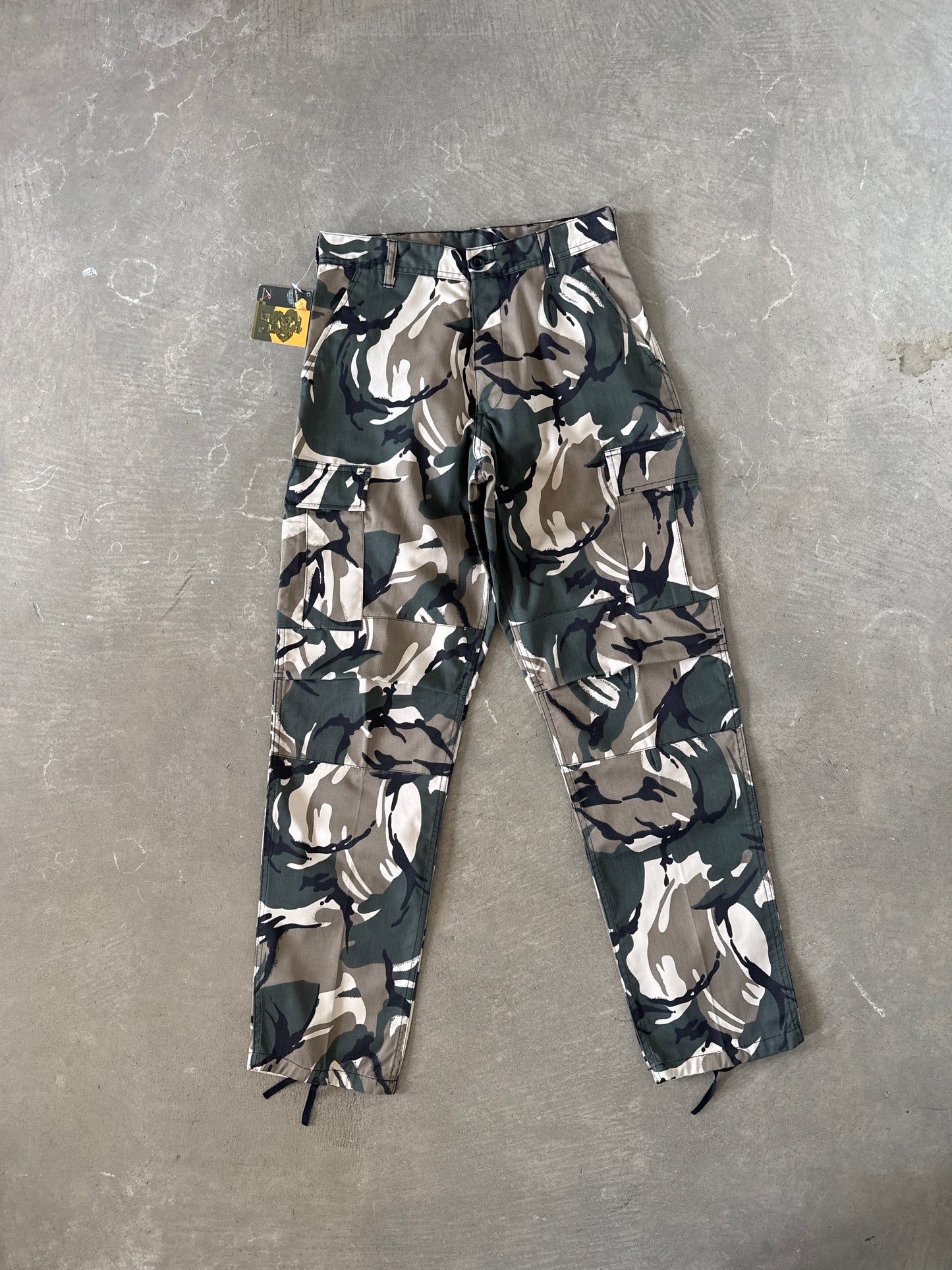 Vintage Rhodesian Brushstroke Camo Cargo Pants