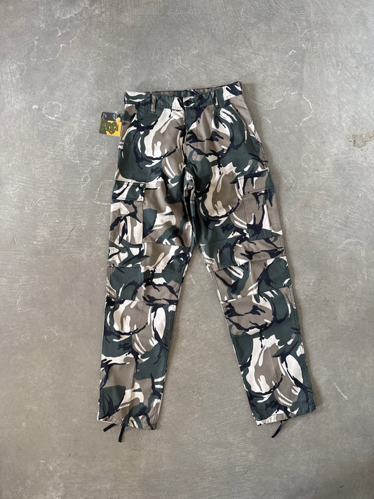 Vintage Rhodesian Brushstroke Camo Cargo Pants