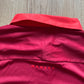 Oakley Medium Red Orange Solid Short Sleeve Performance Golf Logo Polo Shirt