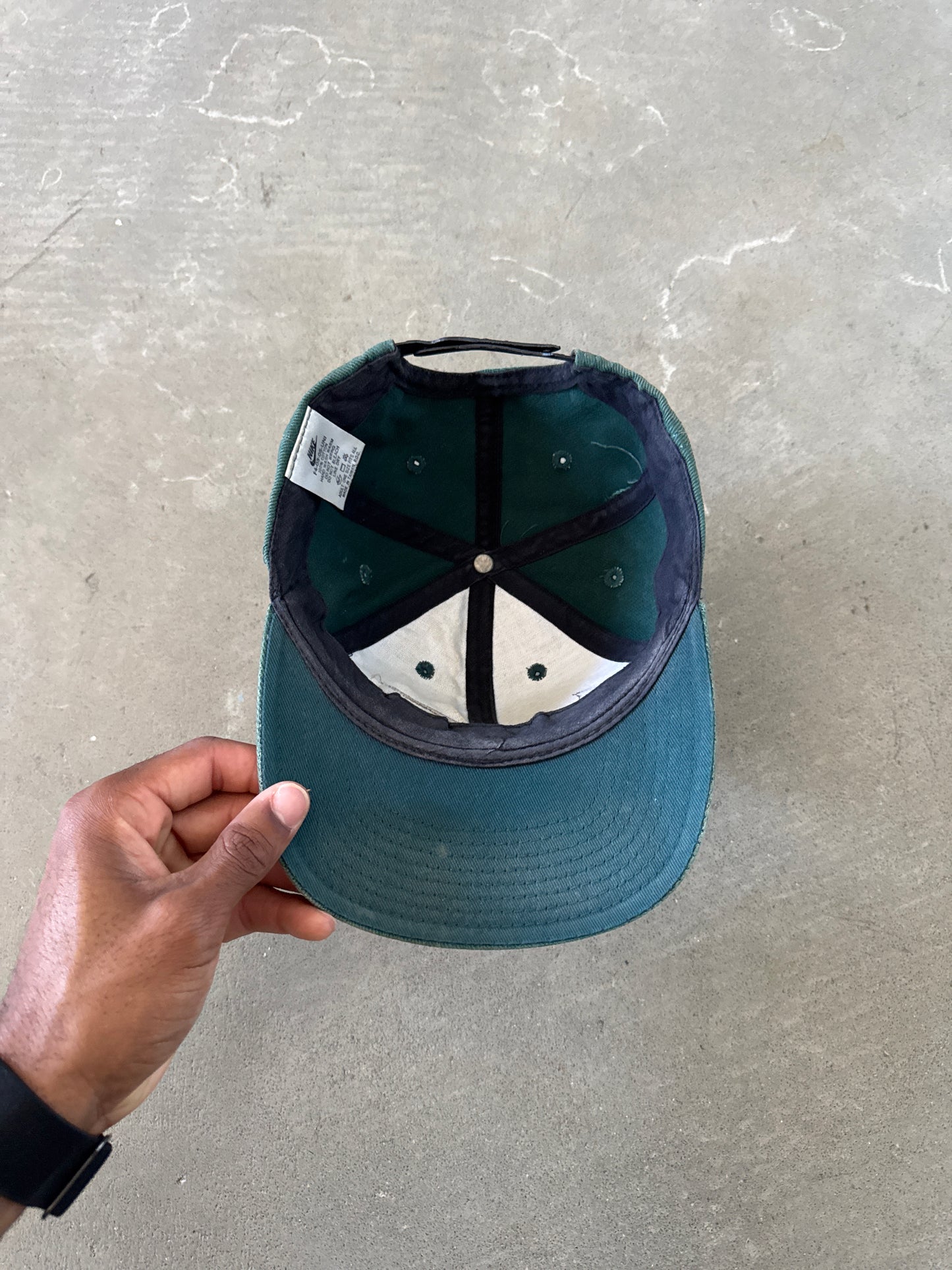 Vintage 90s Nike Distressed Faded Snap Back Hat