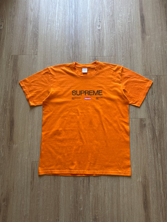 Supreme Shop Orange Tee