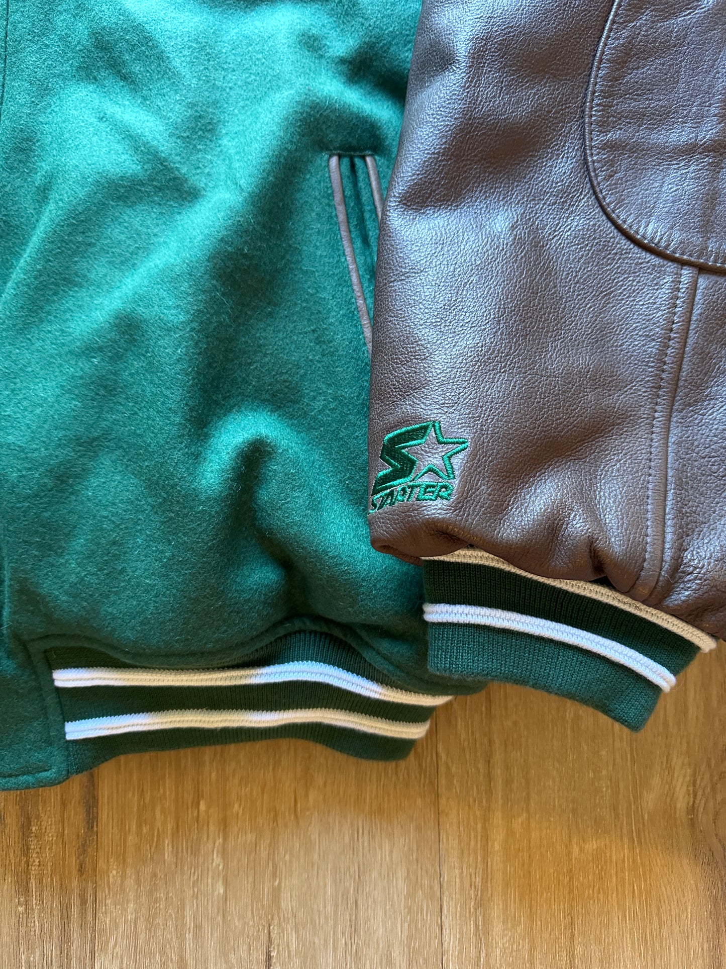 Vintage Starter Pro Line New York Jets Leather Jacket