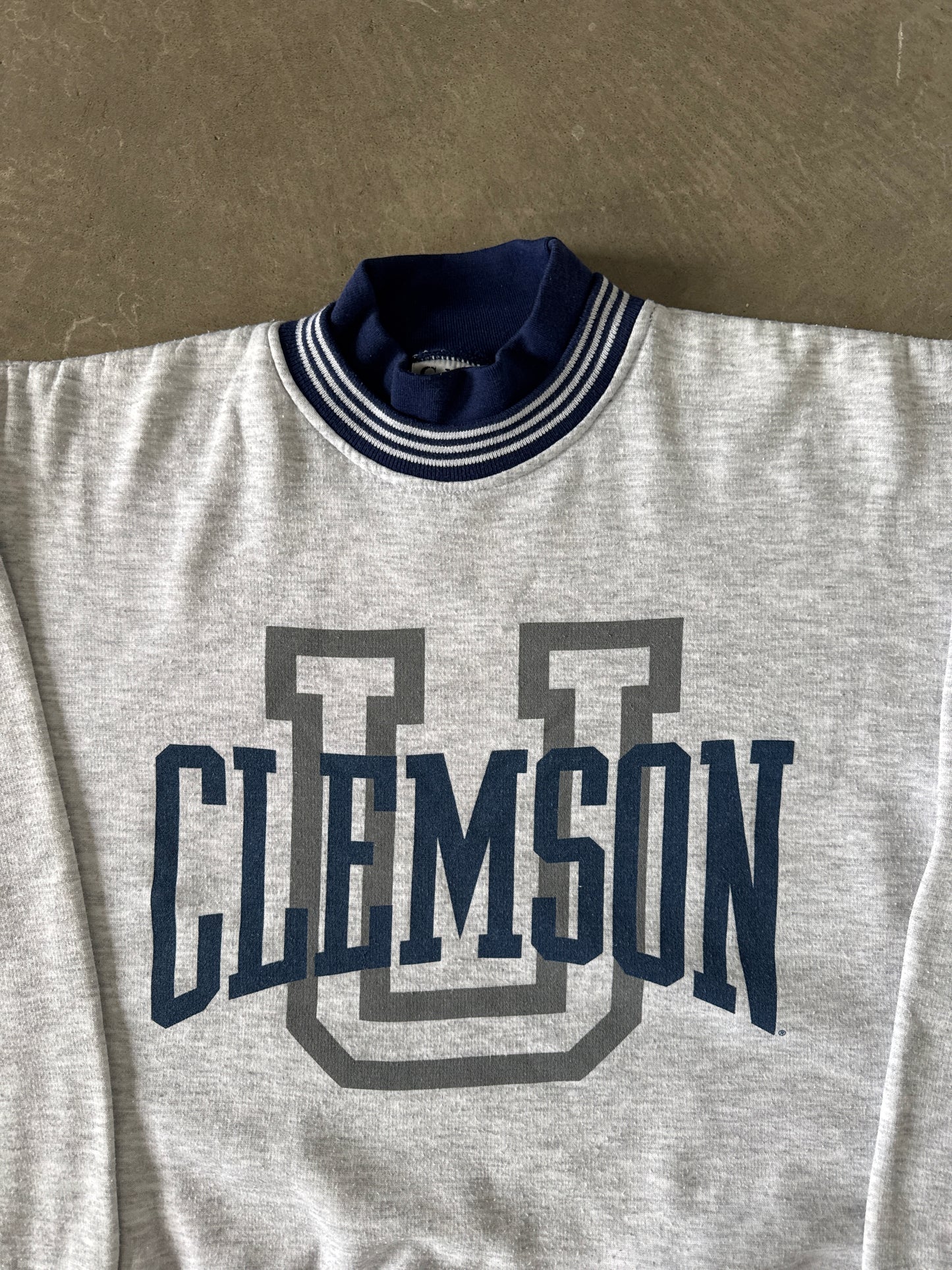 Vintage 90s Clemson University Tigers Sweatshirt