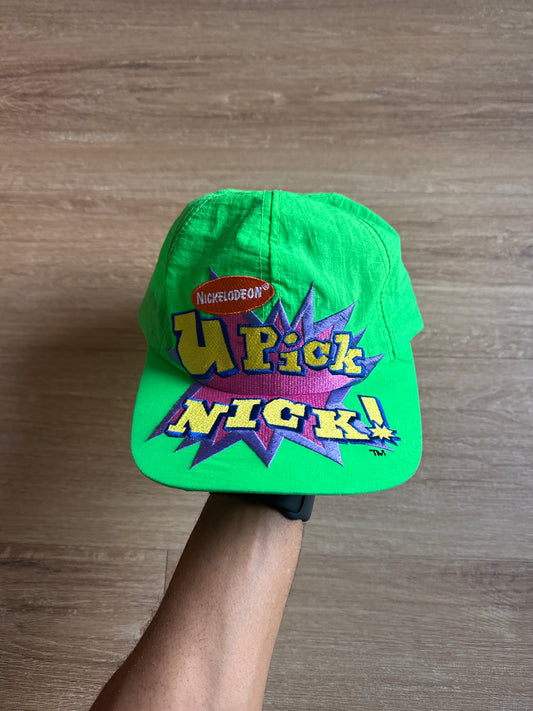 Vintage Nickelodeon U Pick Nick Dollywood Snapback Hat