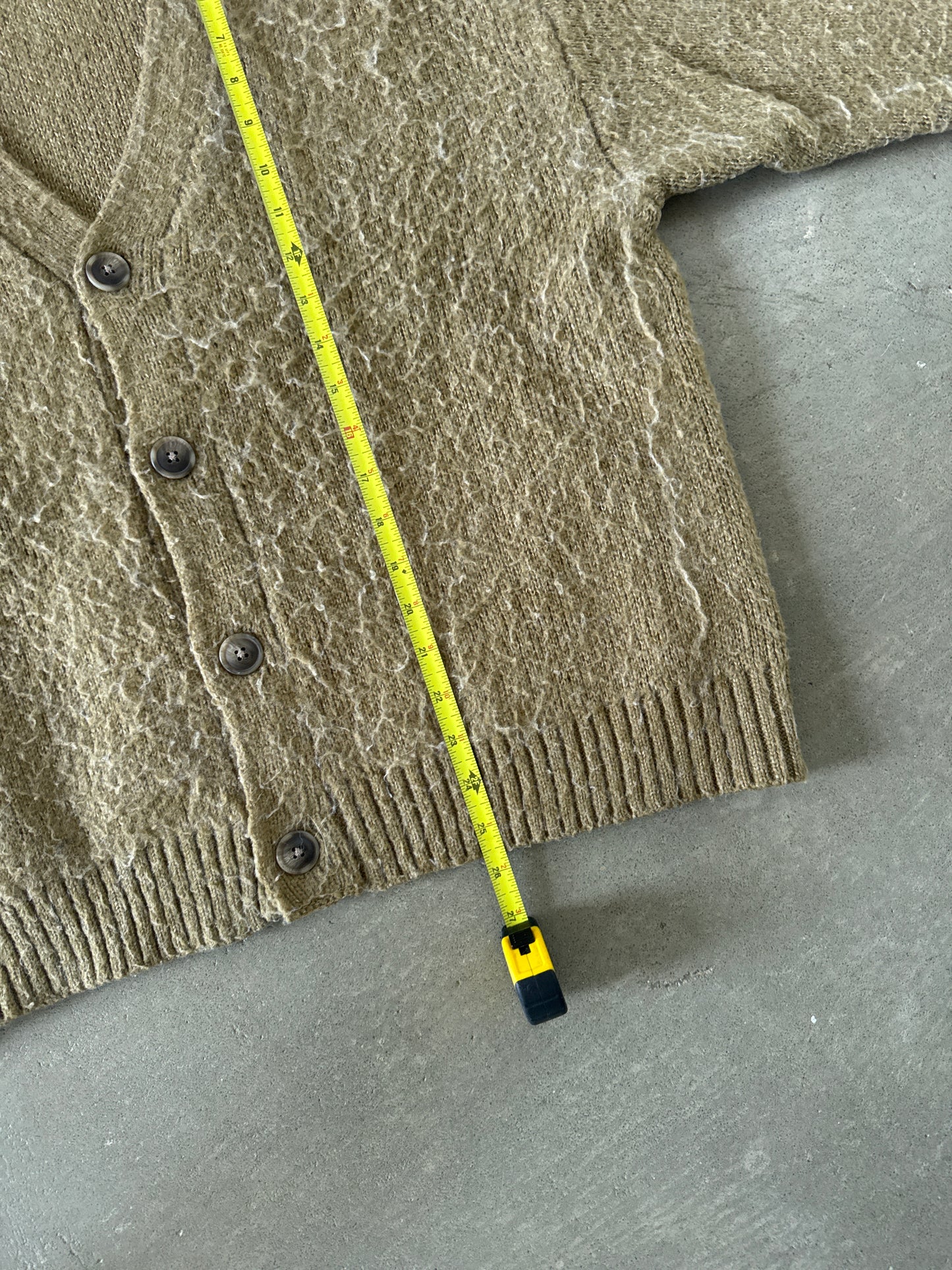 Cotton On Fuzzy Wheat Knit Cardigan
