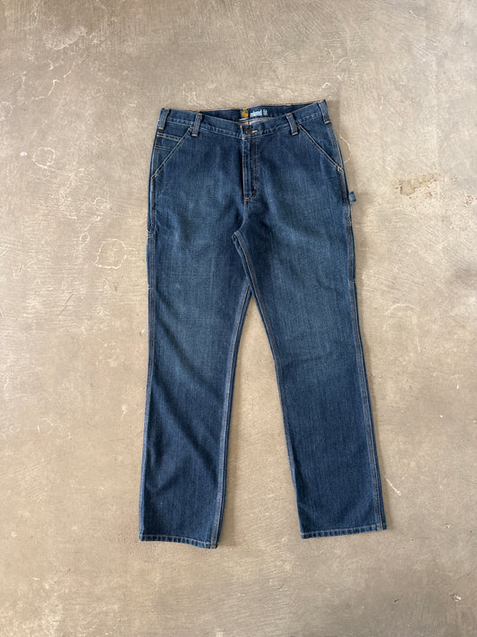 Carhartt Relaxed Fit Dark Washed Denim Jeans