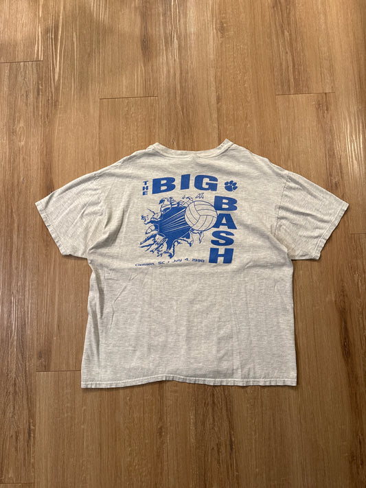 Vintage 1998 University Of Clemson Tigers The Big Bash Volleyball Tournament Tee