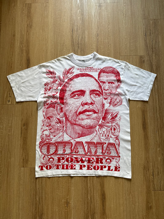 Y2K President Barack Obama Power To The People Money Tee