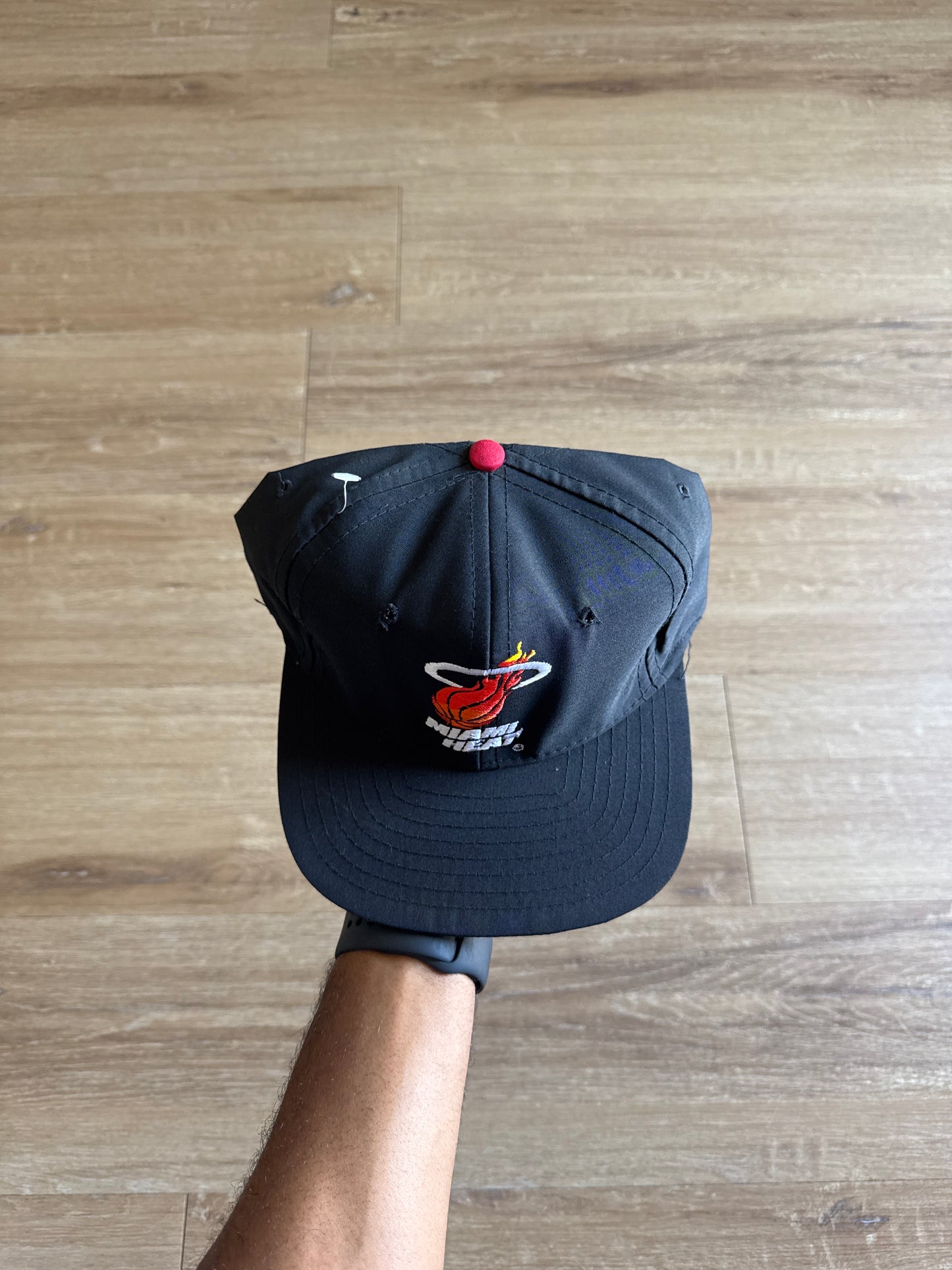 Vintage Pro Star Miami Heat Snapback Hat