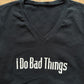 Y2K Vintage I Do Bad Things Baby Tee