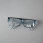 Vintage 90s Genuine Snake Skin Hip Hop Style Glasses