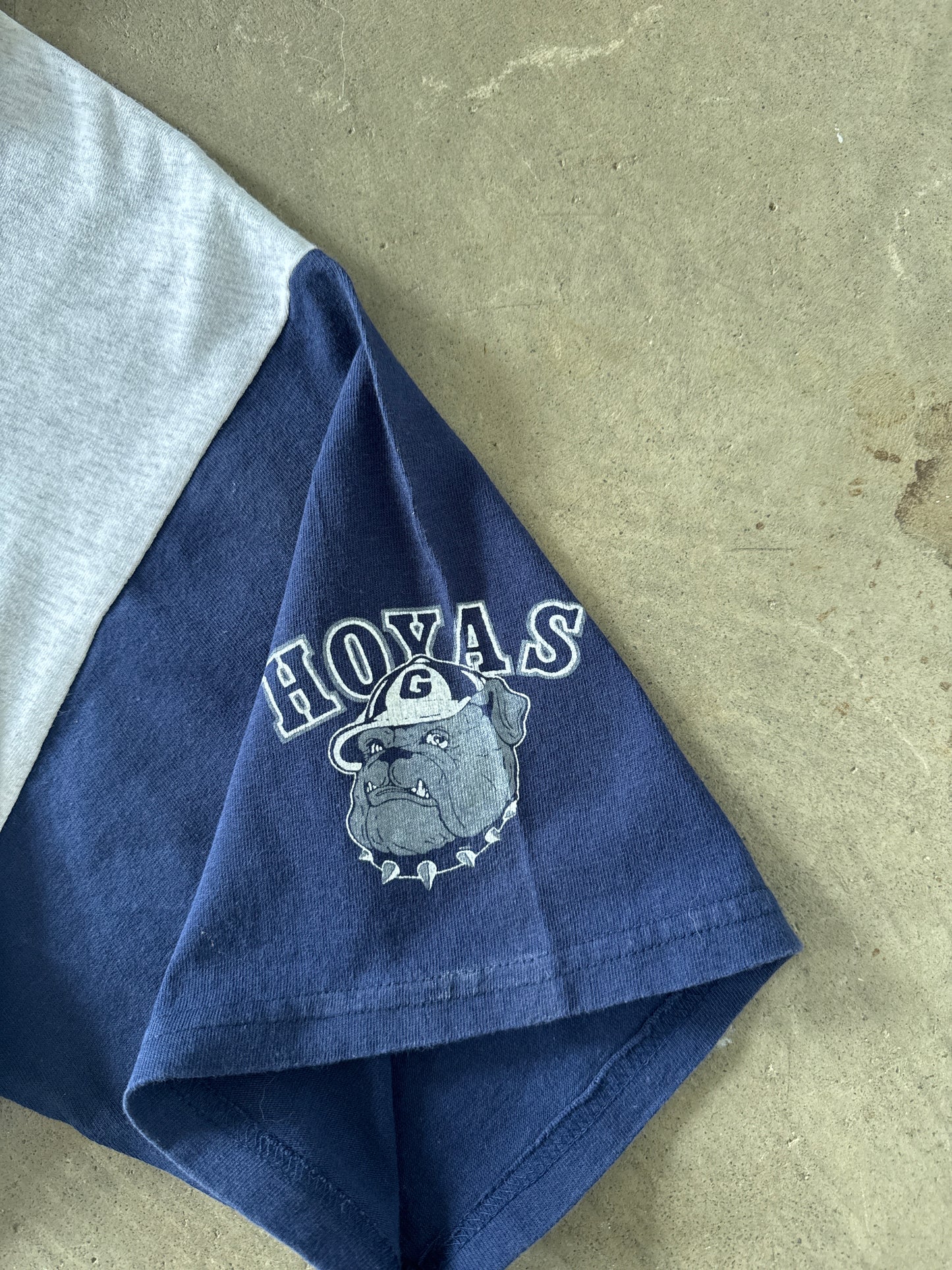 Vintage 90s Georgetown University Hoyas Hoodie Tee