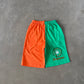 Vintage 90s University Of Miami Hurricanes Logo Split Shorts