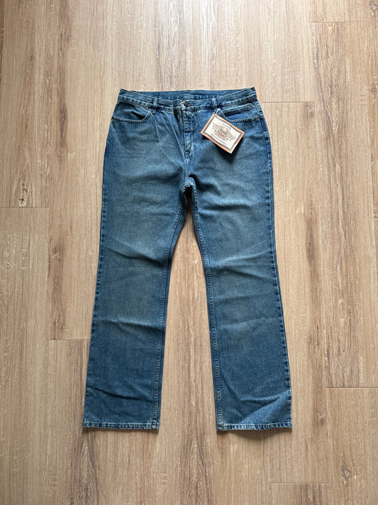 Vintage Y2K Women’s Harley Davidson Yoke Embroidered Denim Jean