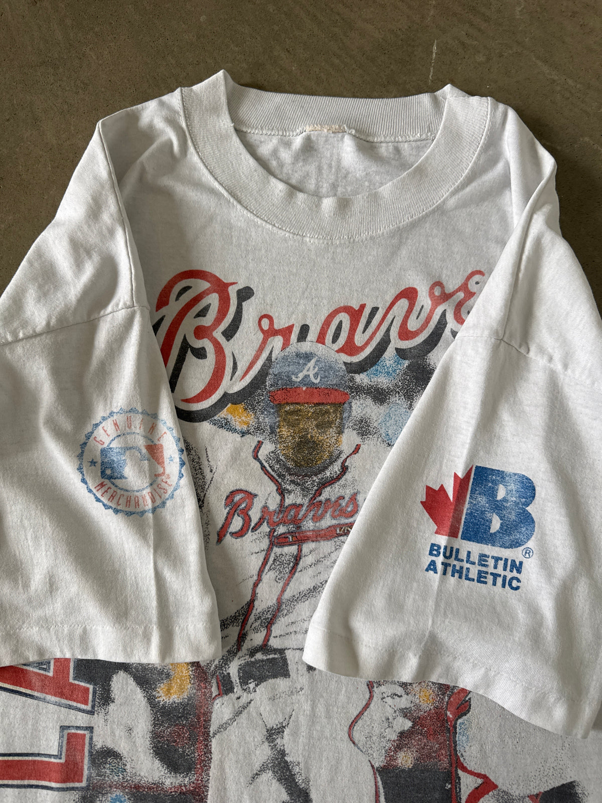 Vintage 1992 MLB Atlanta Braves Wrap Around Tee