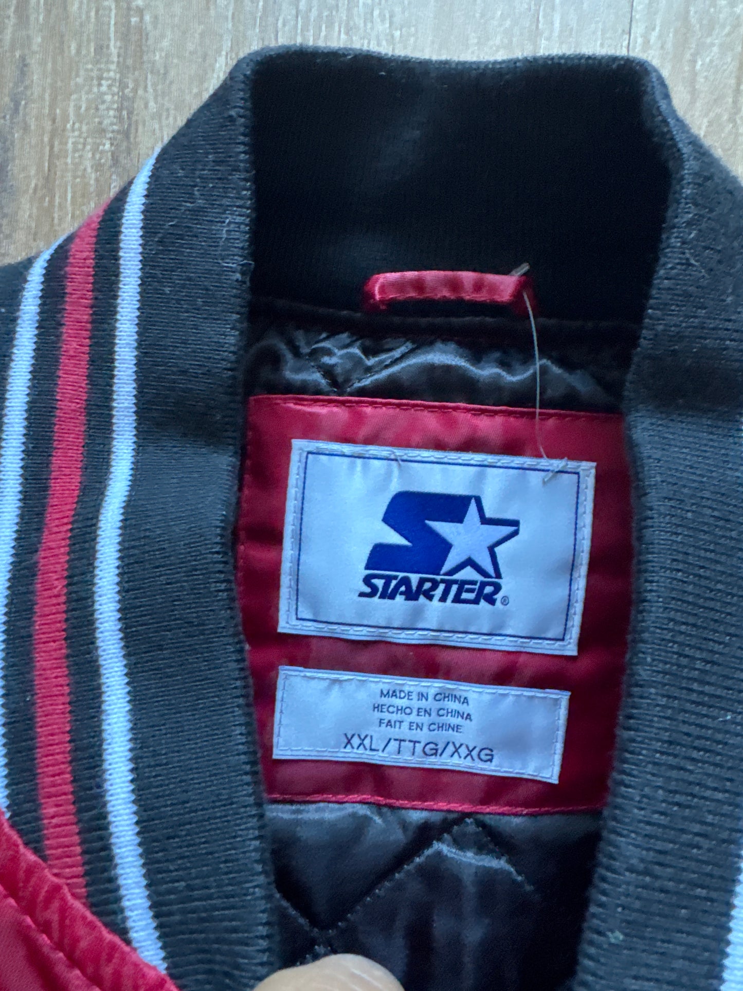 Starter Arizona Coyotes NHL Satin Bomber Jacket