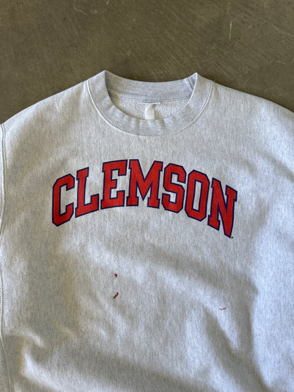 Vintage Champion Clemson University Tigers Reverse Weave Sweatshirt