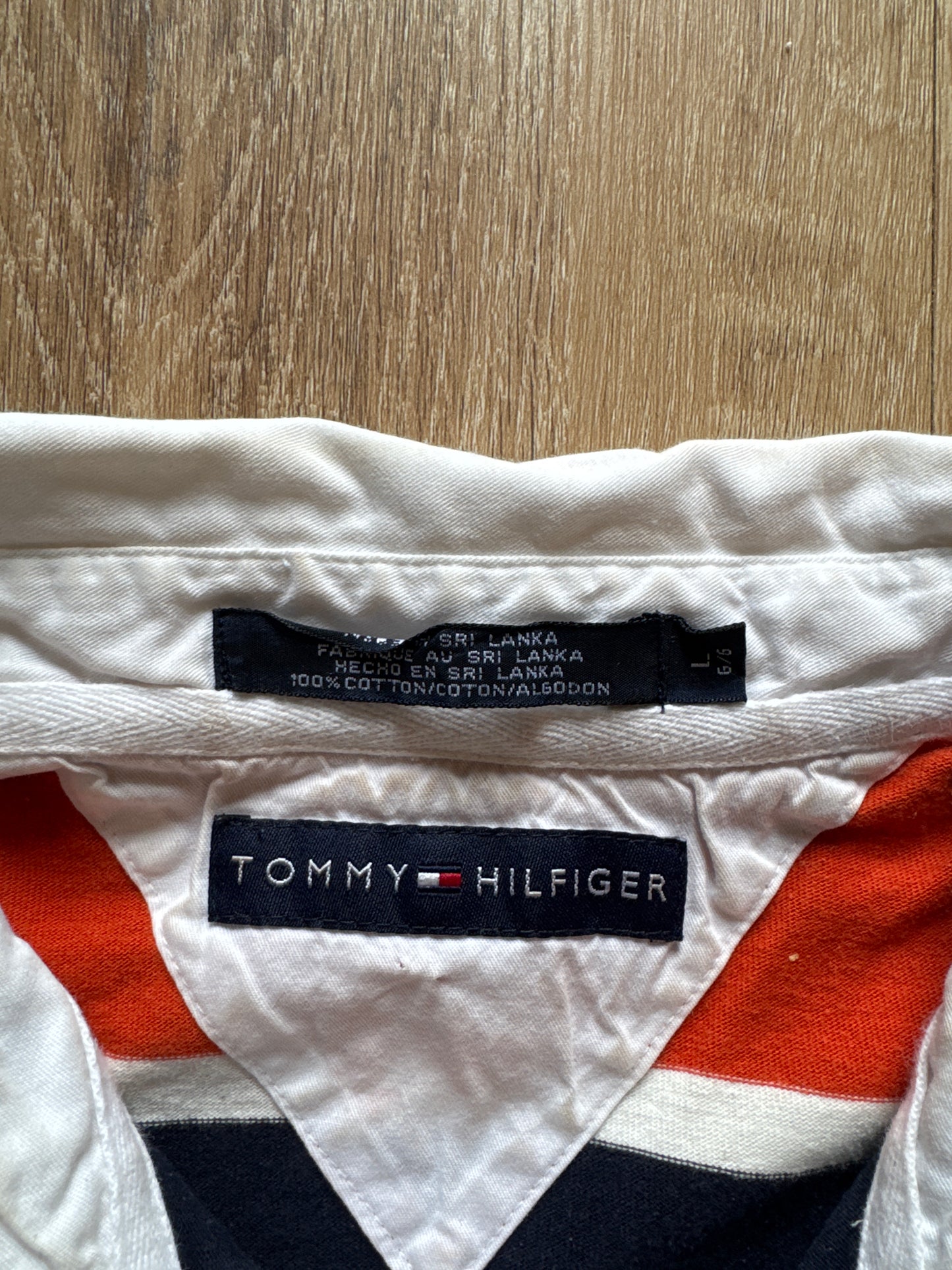 Tommy Hilfiger Striped Polo Rugby Shirt