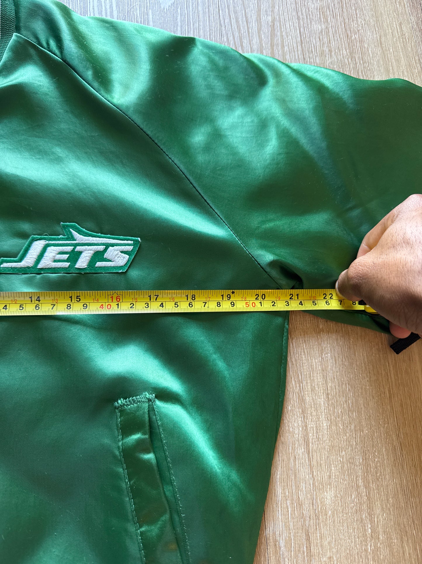 Vintage 80s New York Jets Satin Jacket