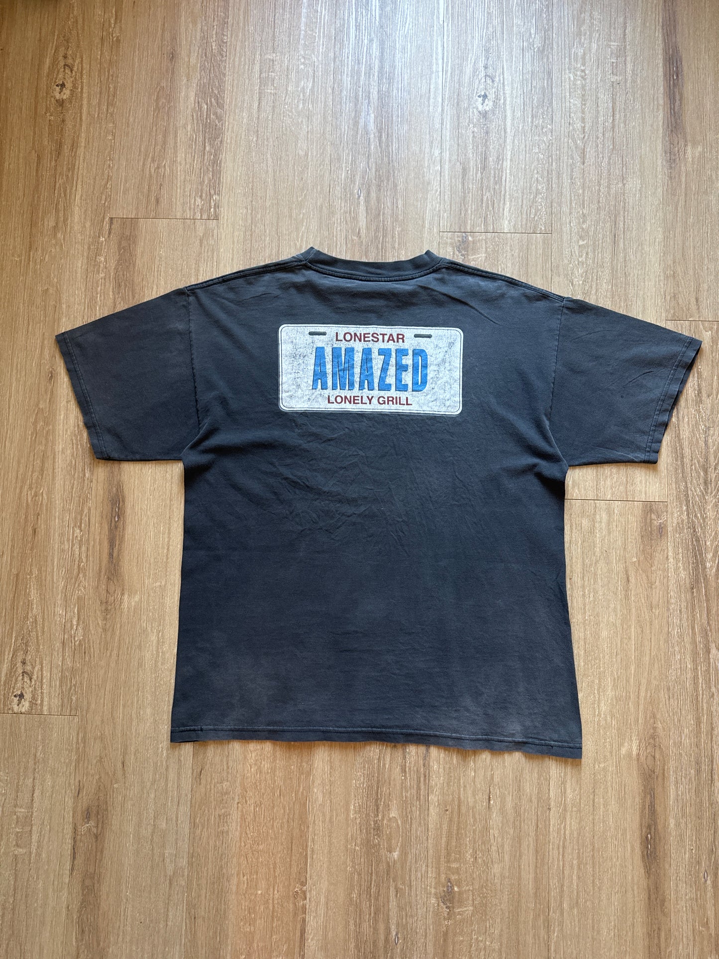Vintage 2000 Lonestar Amazed Lonely Grill Faded Tee