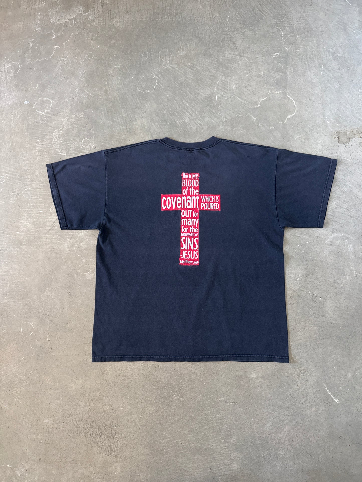 2005 A Blood Donor Saved My Life Matthew 26:28 Jesus Tee