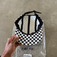 Supreme Washed Chino Twill Checker Board Camp Cap Hat (FW26)