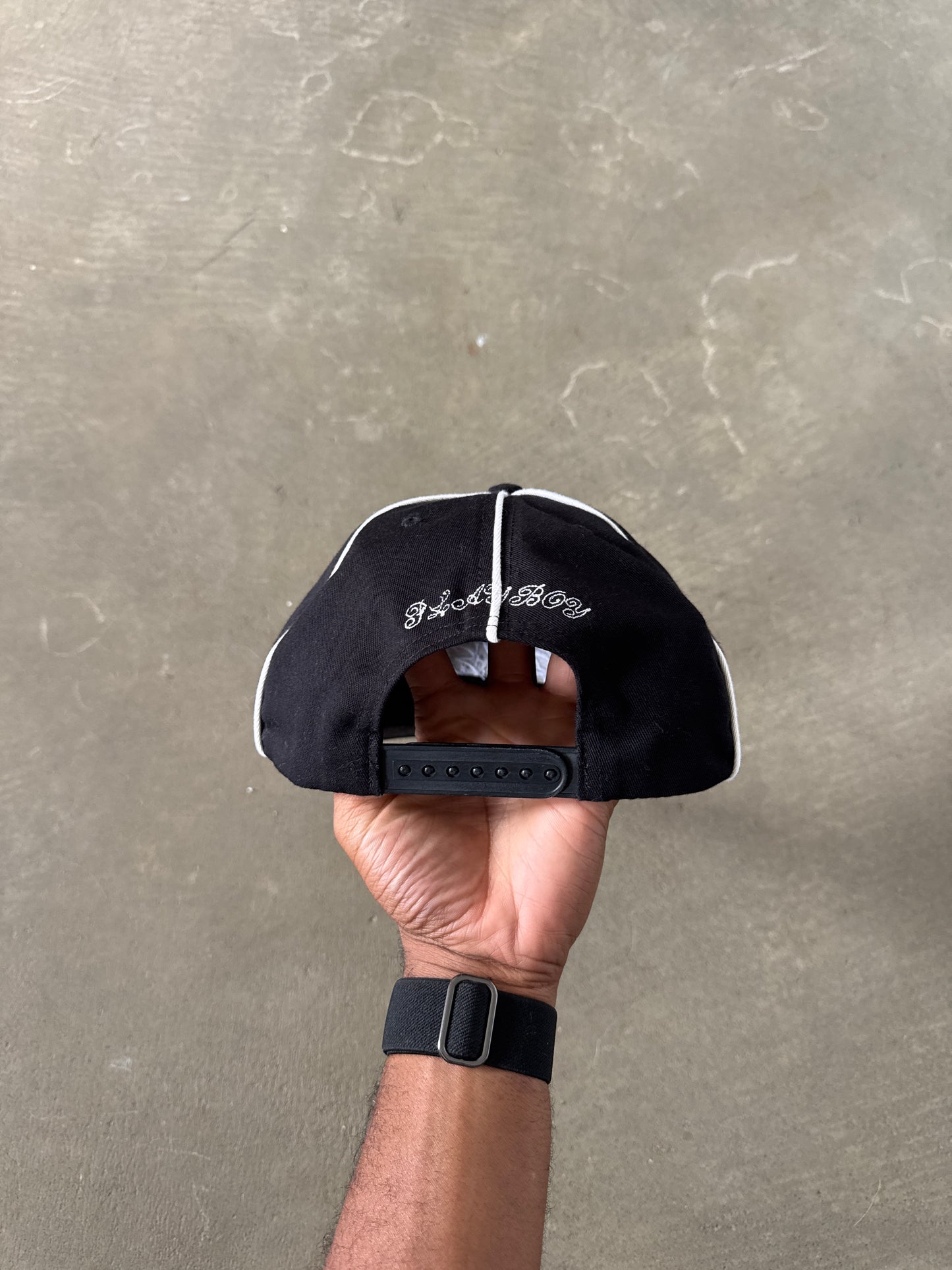 Supreme Playboy 5-Panel Black Snapback Hat (SS21)