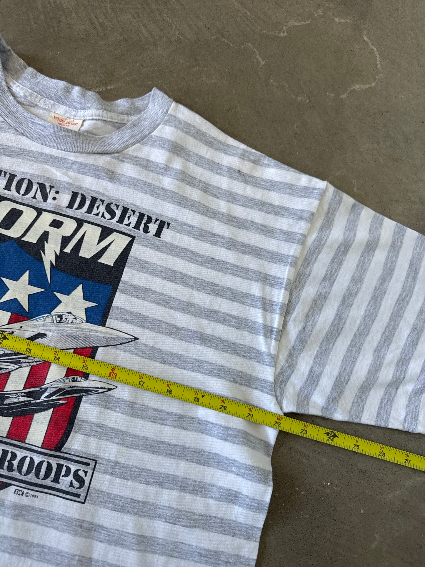 Vintage 1991 Operation Desert Storm Striped Tee