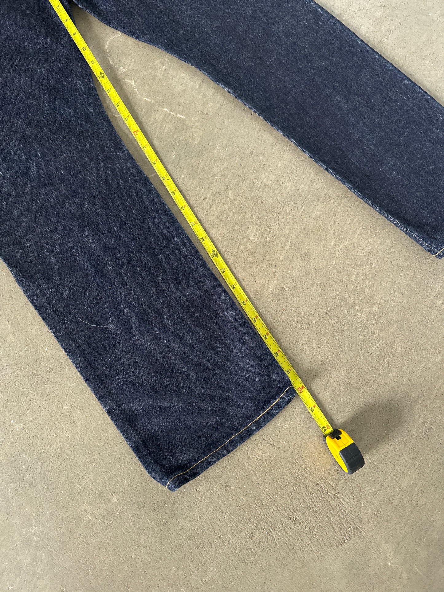 Imogene And Willie Dark Washed Straight Fit Selvage Denim Jeans