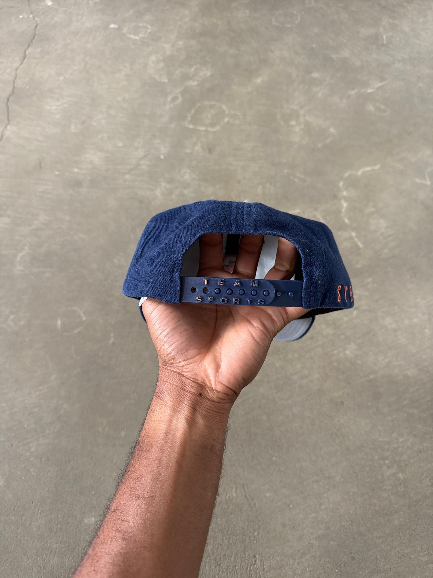 Vintage Nike Syracuse University Orange Man Snapback Hat