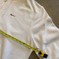 Vintage Nike White Embroidered Logo Quarter Zip Hoodie