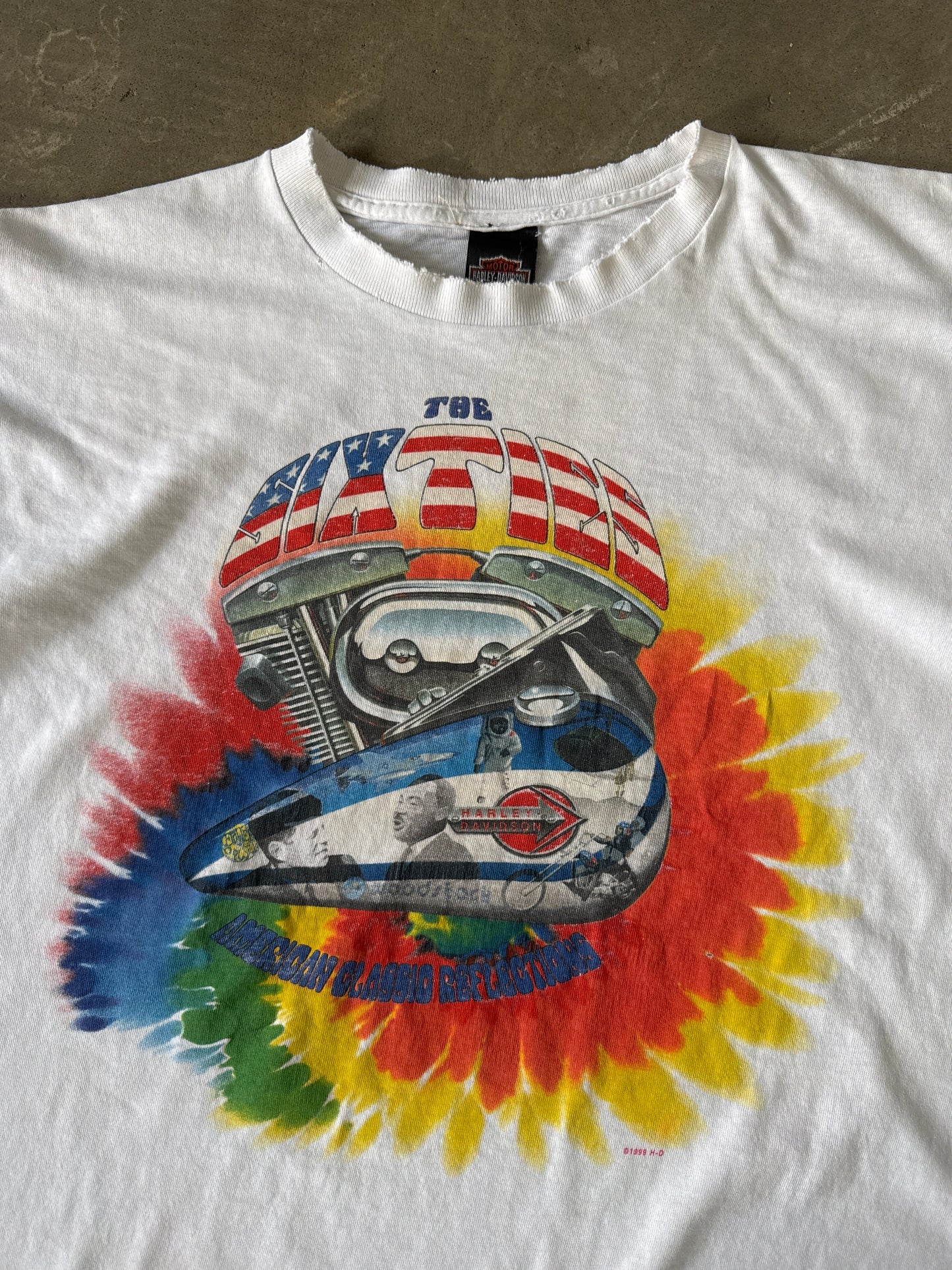 Vintage 1999 Harley Davidson The Sixtes Richmond Indiana Tee