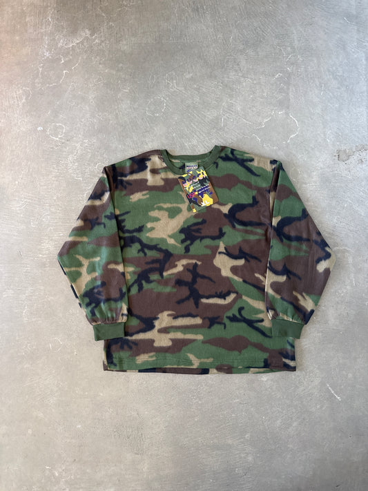 Vintage Nucci Military Camo Fleece Sweater