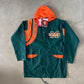 Vintage 90s University Of Miami Hurricanes Long Parka Stadium Coat Jacket