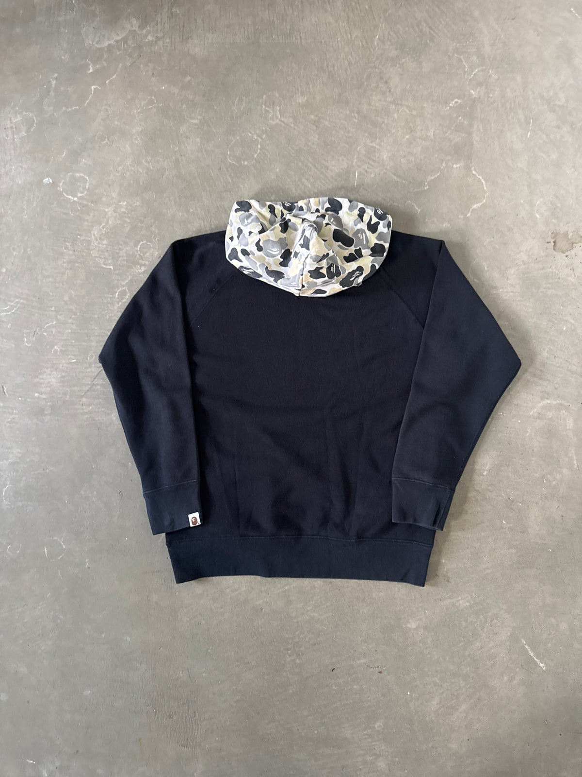 A Bathing Ape Bape Alienposter Ape Head Pullover Black Hoodie