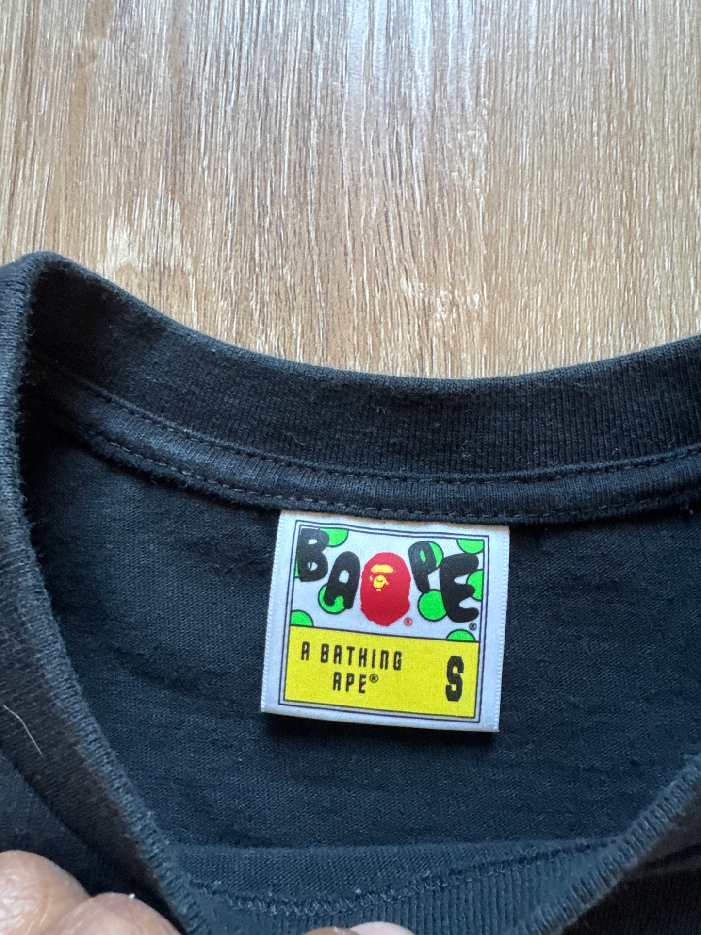 A Bathing Ape Bape Forest Camo College Tee