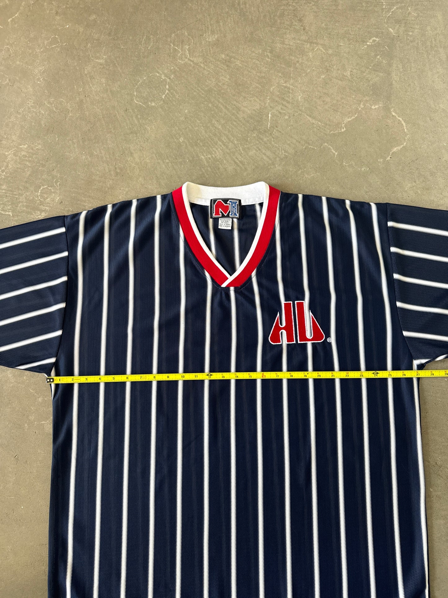 Vintage Match 1 Howard University Bison Striped Jersey