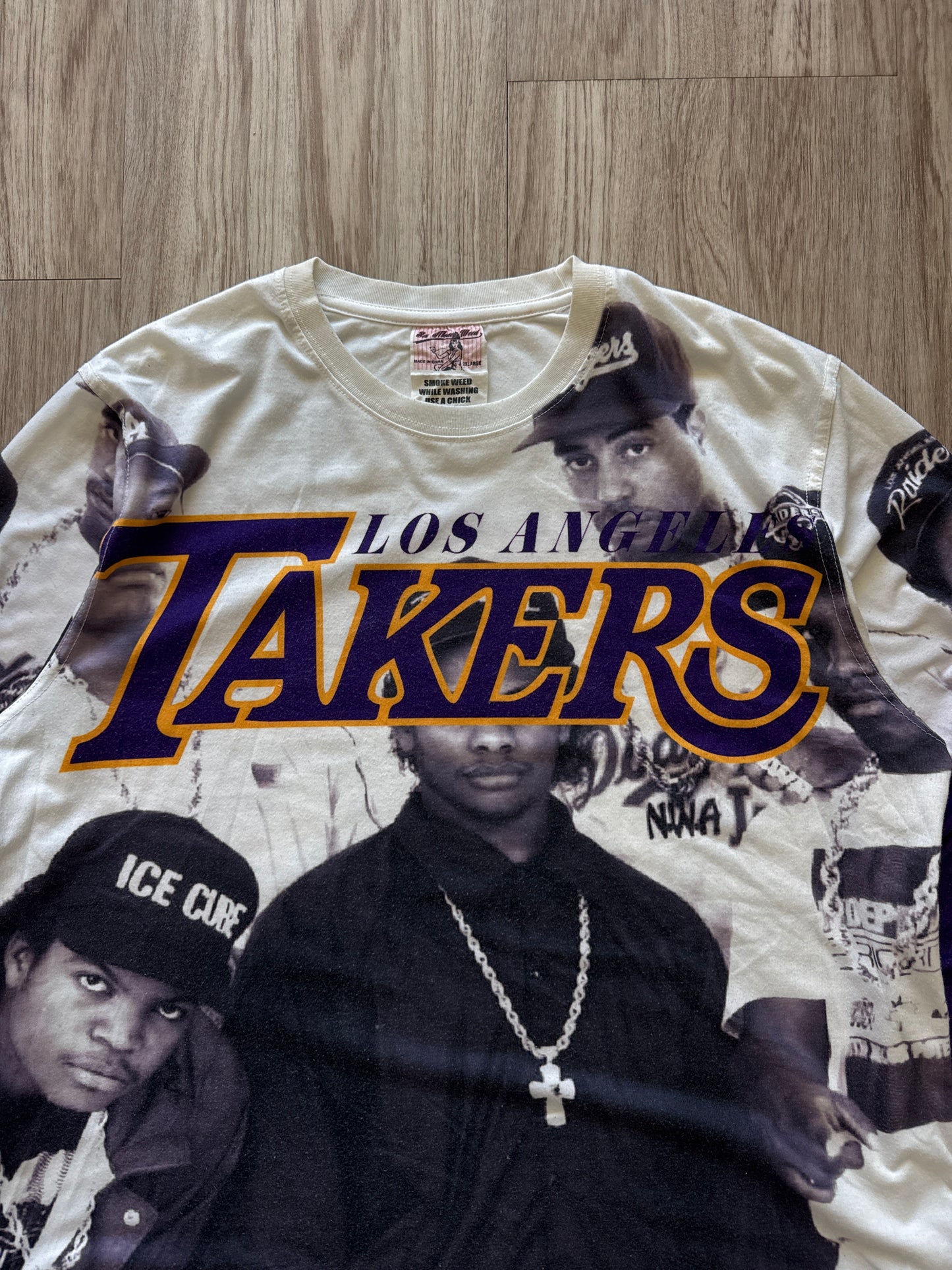 Los Angeles Lakers N.W.A. Long Sleeve Tee