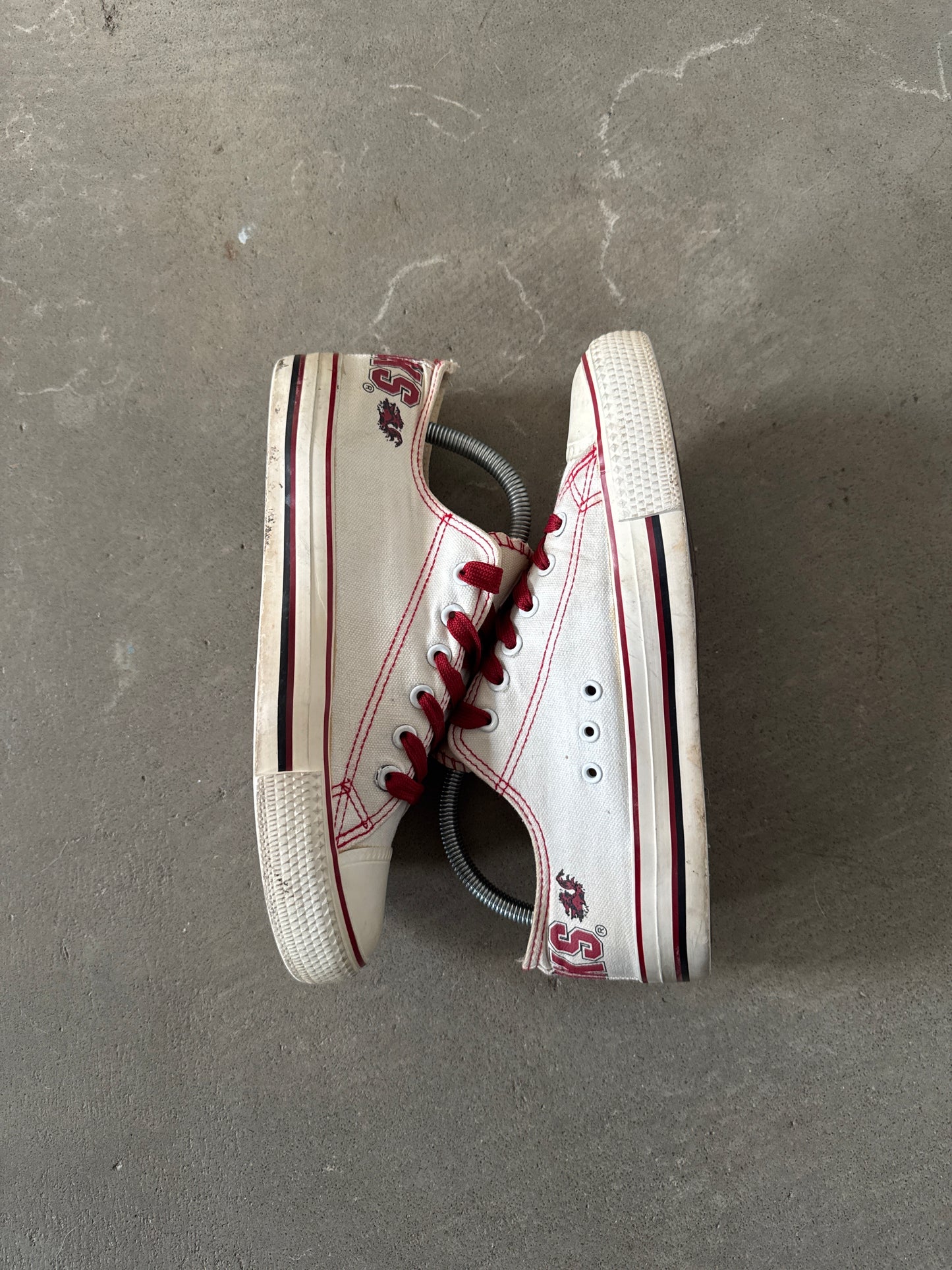 Vintage University Of South Carolina Gamecocks Canvas Converse Style Shoes