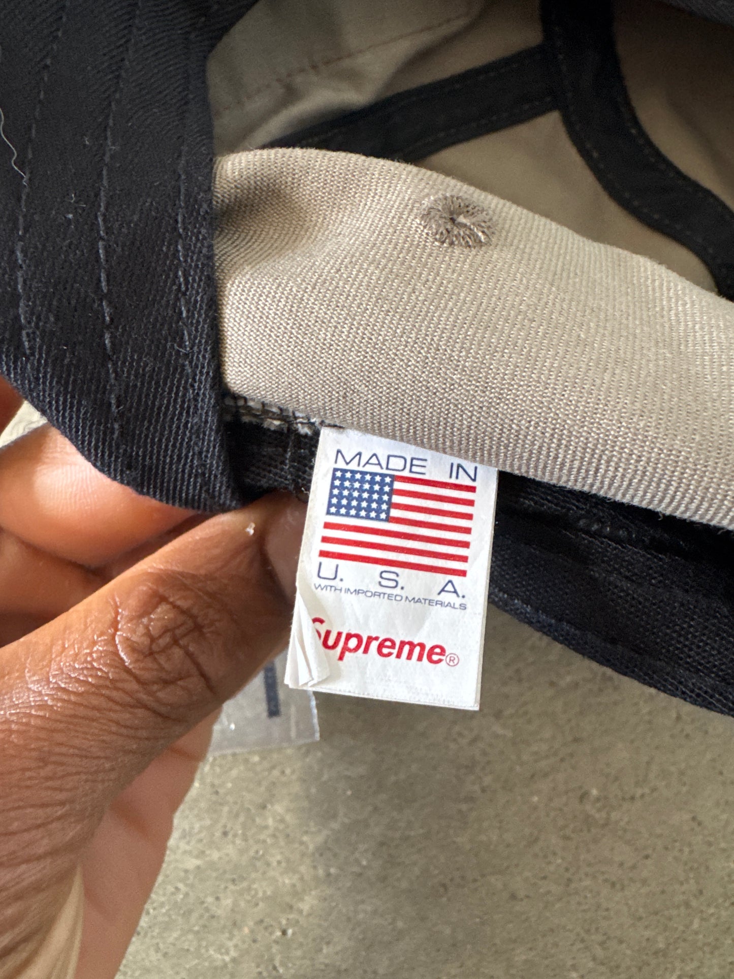 Supreme Washed Chino Real Tree Camo Twill Camp Cap Hat