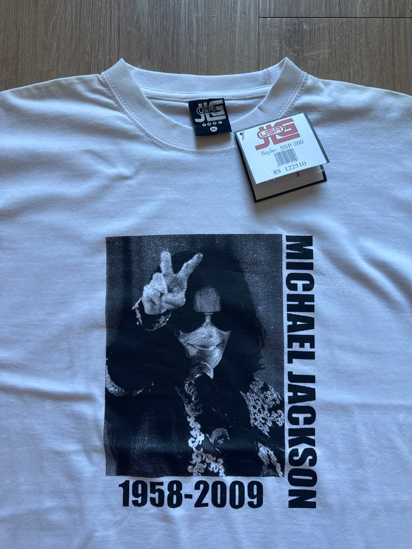 Y2K Michael Jackson RIP Rap Band Tee