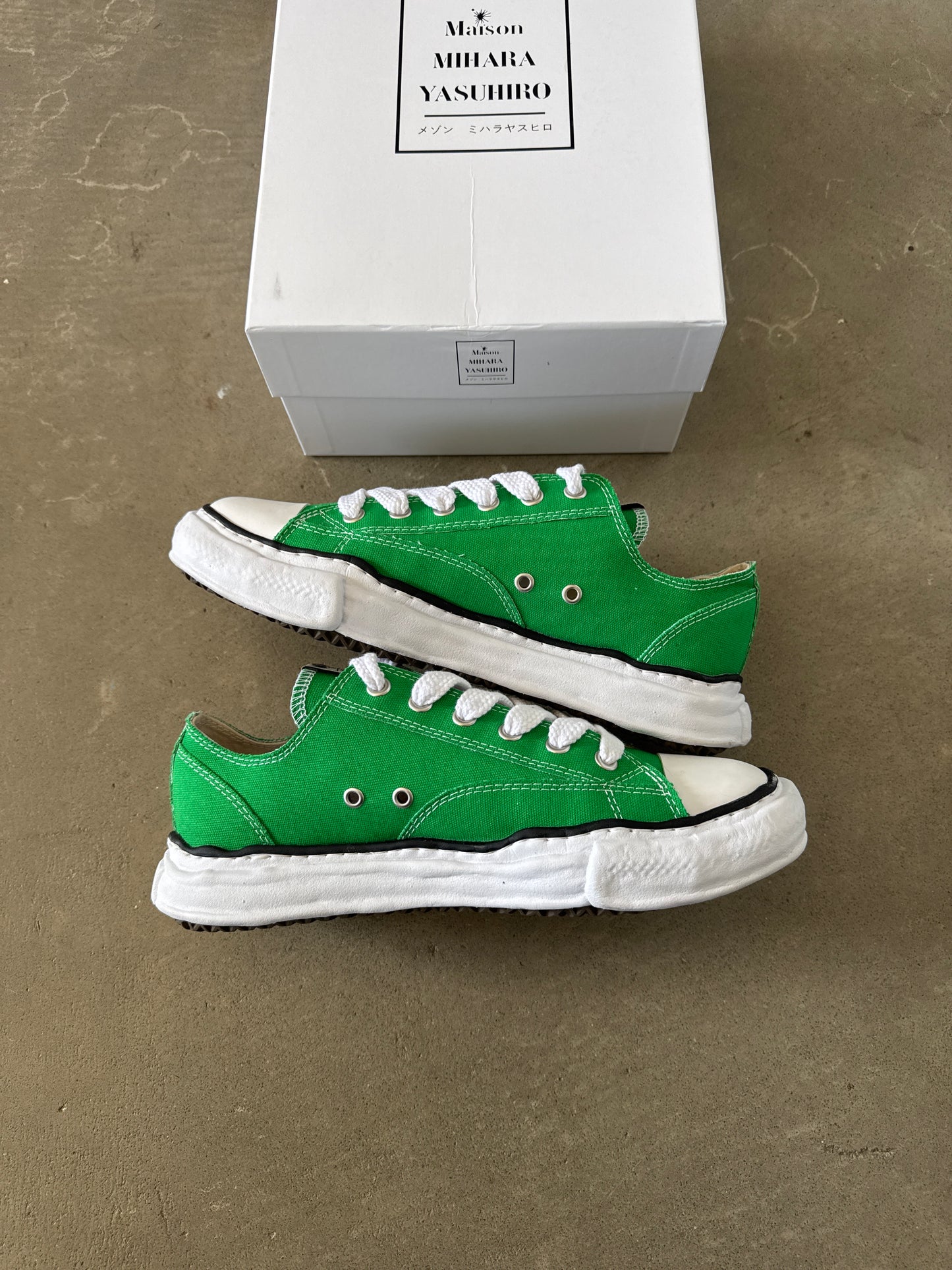 Maison Mihara Yasuhiro Peterson 23 OG Sole Canvas CL Green