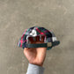 Vintage 90s Mickey Mouse Plaid Leather Strap-back Hat