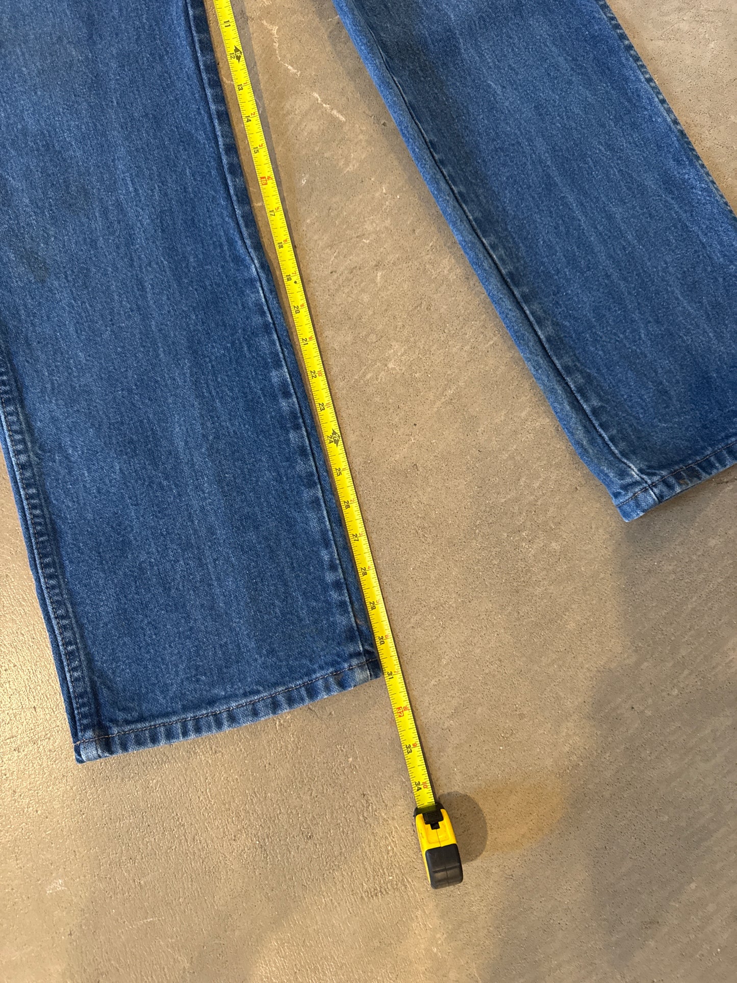 Vintage Wrangler Dark Washed Straight Fit Denim Jeans