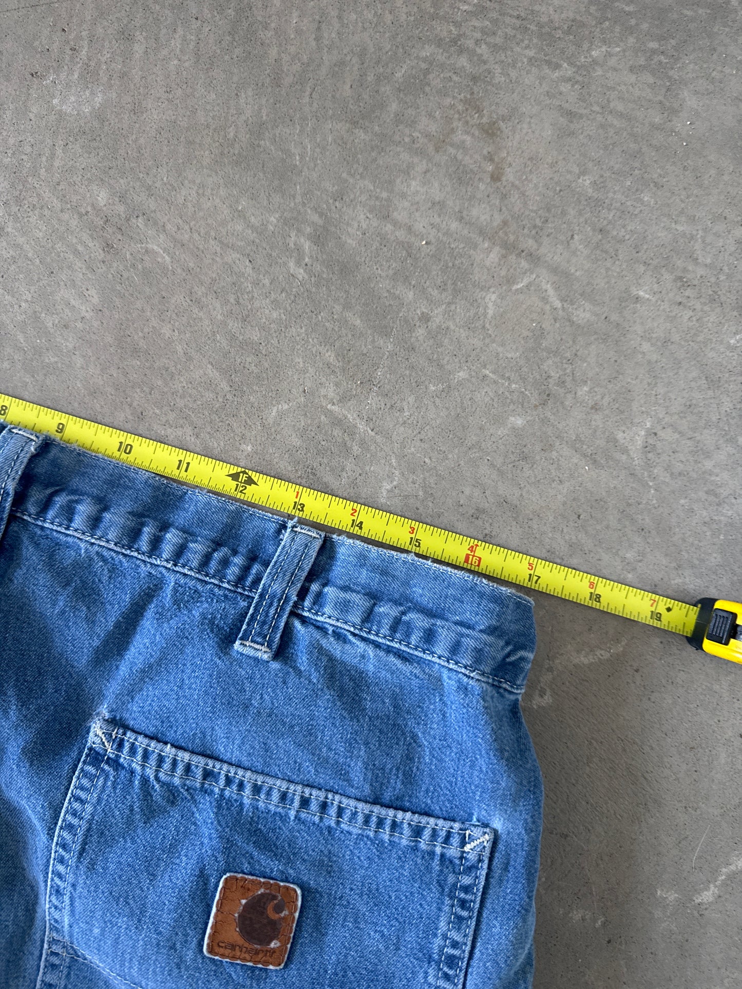 Vintage Carhartt Dungaree Fit Distressed Denim Jeans
