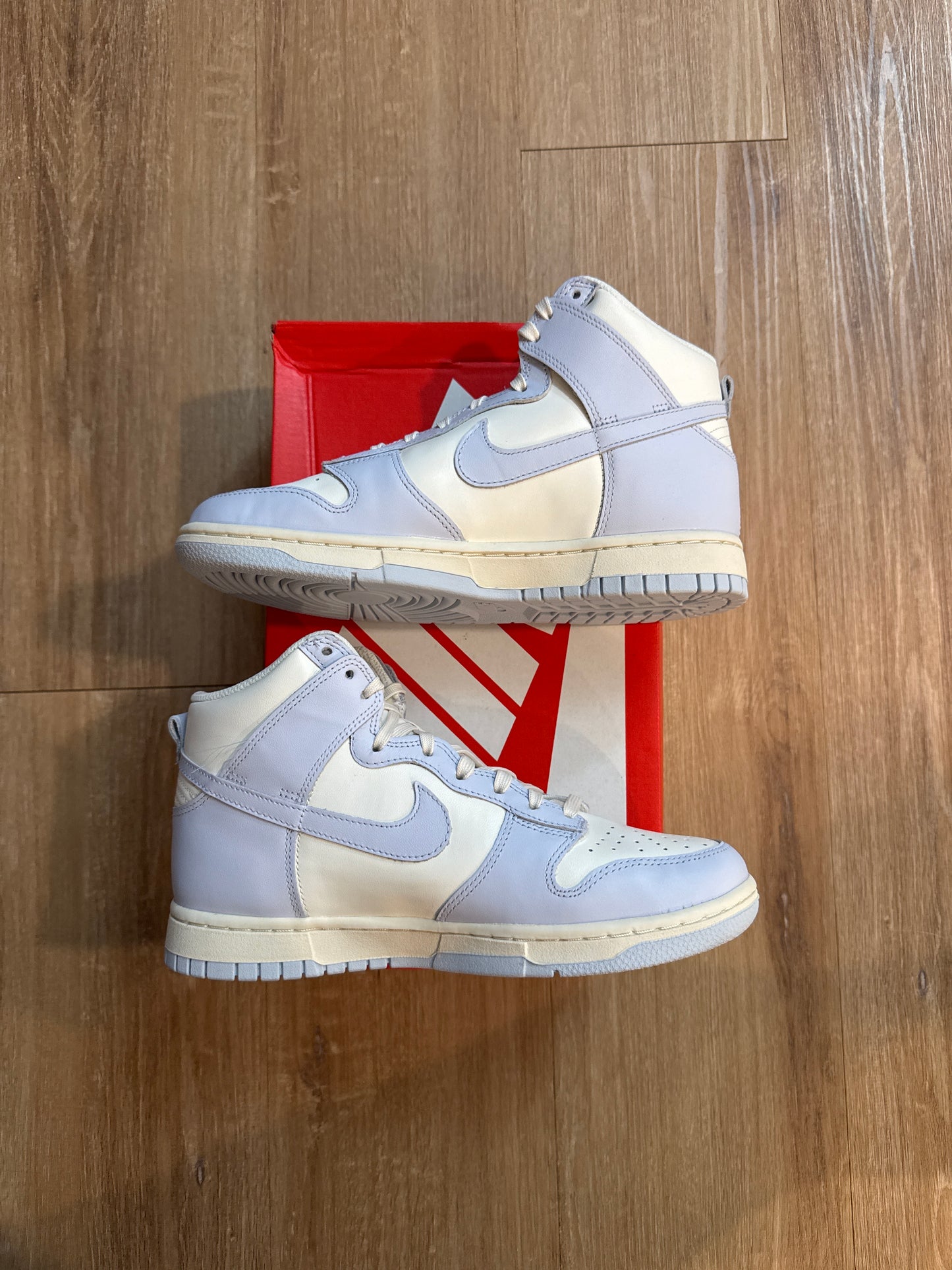 Nike Dunk High Sail Football Grey