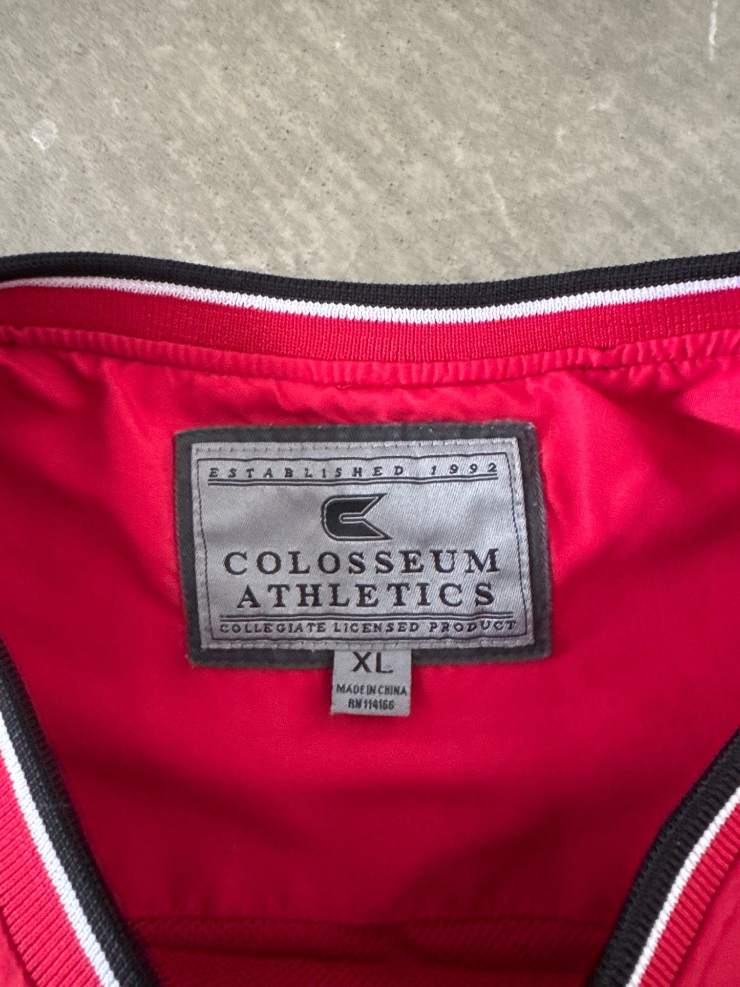 Vintage Colosseum Athletics University Of Wisconsin Badger Pullover