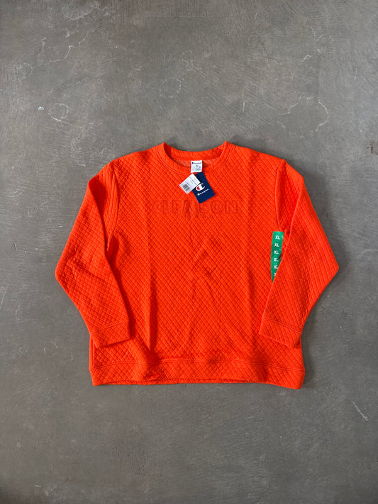 Champion Clemson University Tigers Quilted Print Sweatshirt