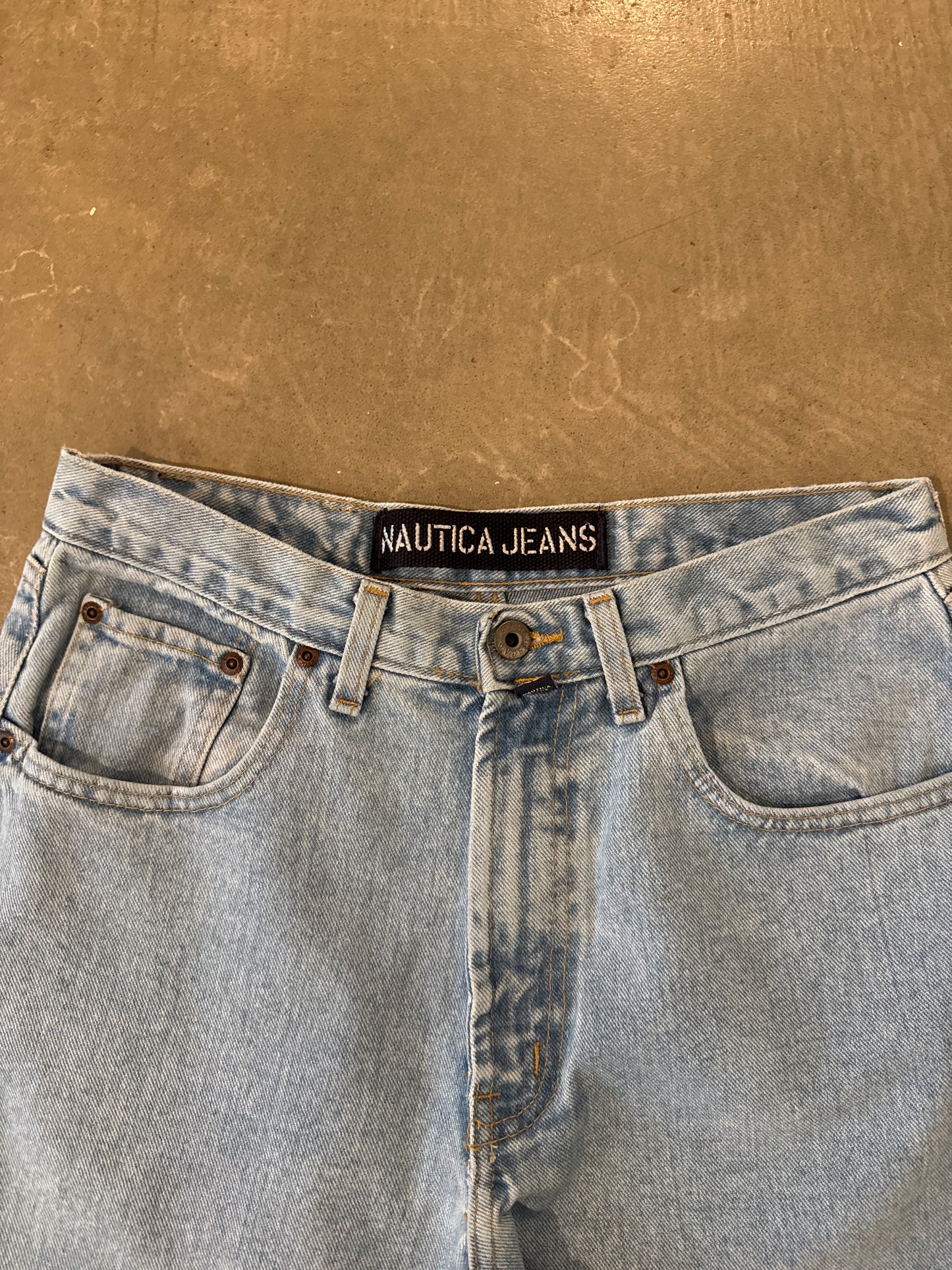 Vintage Nautica Jeans Company Baggy Light Washed Denim Jeans