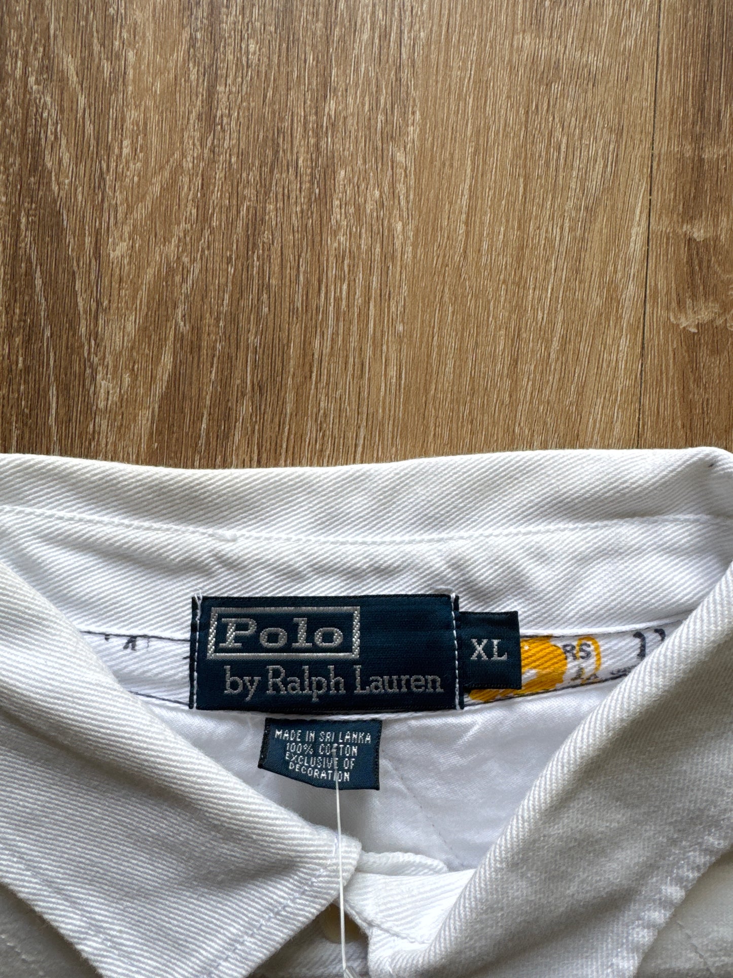 Vintage Polo Ralph Lauren Crest Nautical Collared Shirt